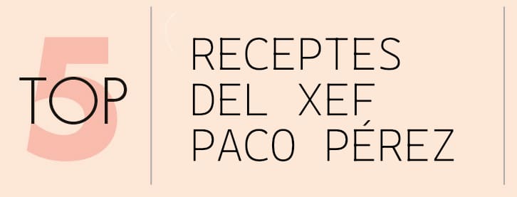 Top 5 Recetas